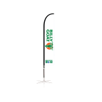 Billy Goat beach flag 3.4m including folding base