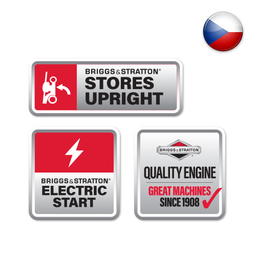 Briggs & Stratton feature icons Czech