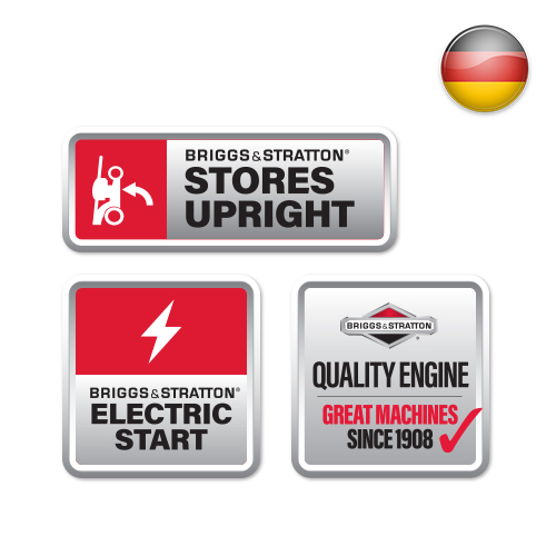 Briggs & Stratton feature icons German