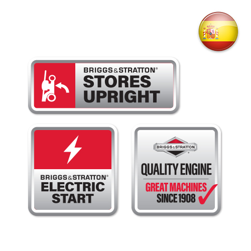 Briggs & Stratton feature icons Spanish